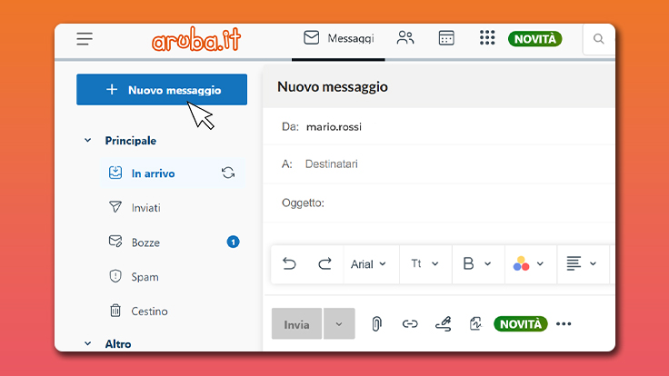 Screenshot Editor di scrittura
