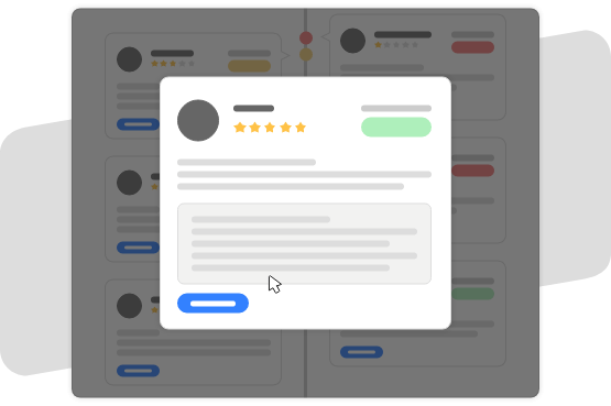 Manage all reviews that mention you