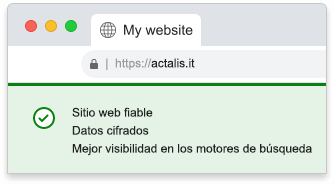 Sitio web seguro