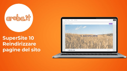 Reindirizzare pagine del sito